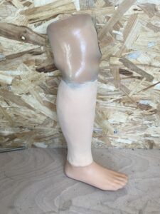 Prothèse tibiale (en cours de fabrication)